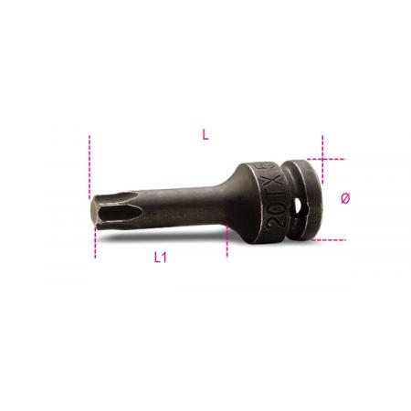 adaptéry nástrčkových klíčů pro šrouby s hlavou Torx®